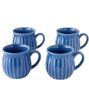 ❤️ New Pioneer Woman Colette Blue Ceramic Mug Set